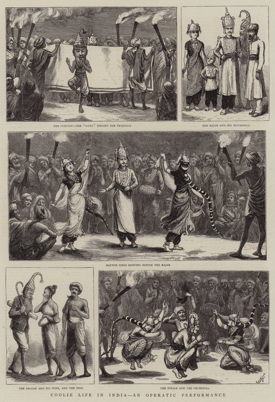 Coolie Life in India, an Operatic Performance by Harry Hamilton Johnston