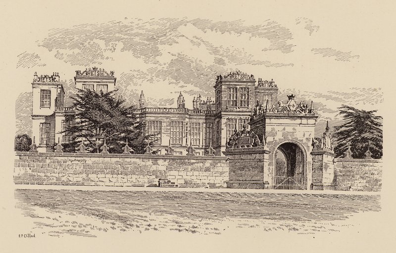 Hardwick Hall, Derbyshire by Harry Percy Clifford