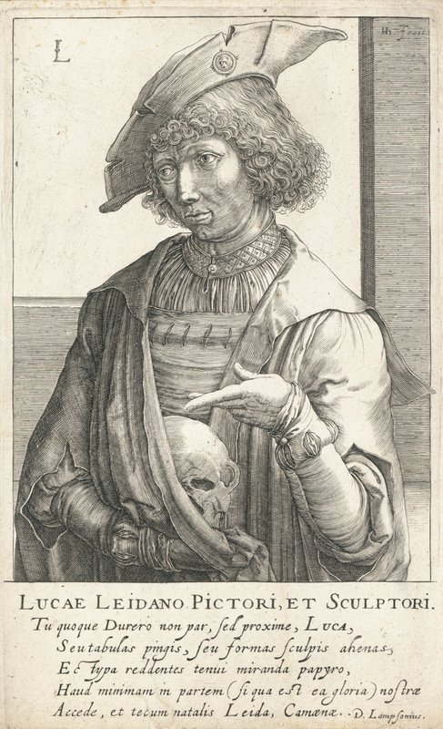 Lucas van Leyden, Dutch Engraver and Painter by Hendrik I Hondius