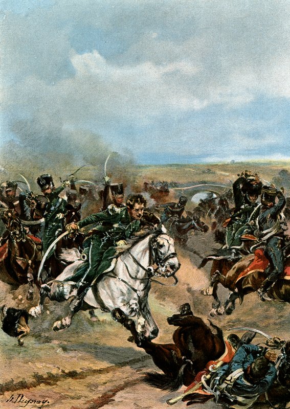 Heroism of the Officers of the 20th Chasseurs by Henri Louis Dupray