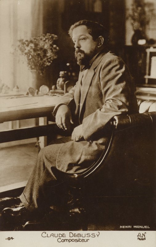Claude Debussy, French composer (1862-1918) by Henri Manuel