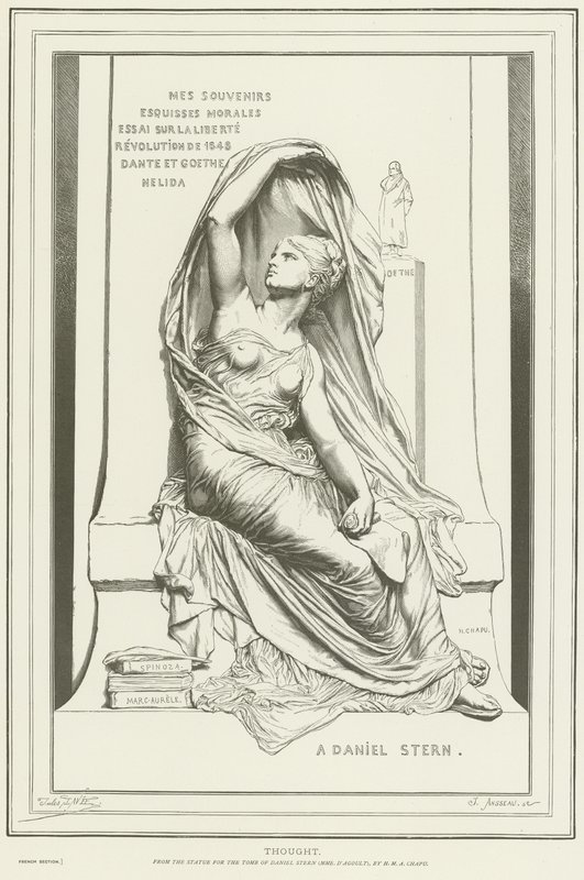 Allegory of Thought by Henri Michel Antoine Chapu