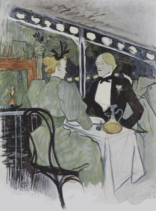 Illustration from Le Plaisir a Paris by Henri de Toulouse Lautrec