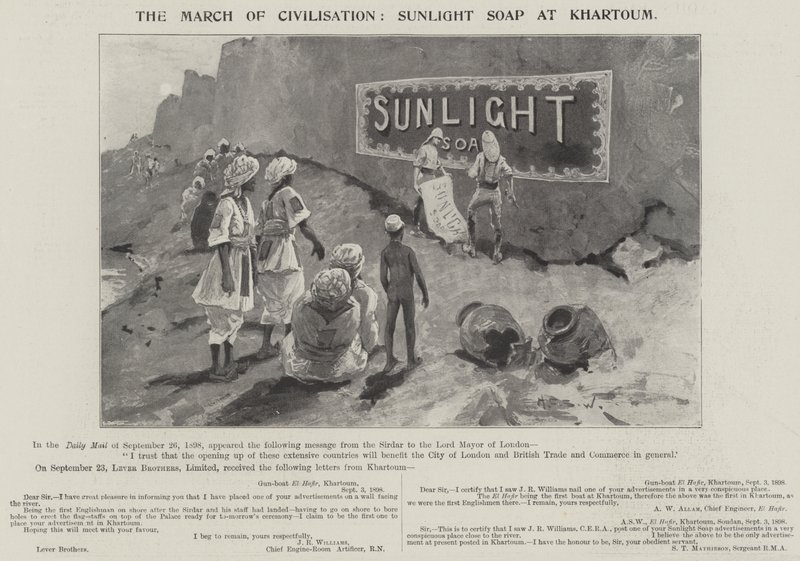 Advertisement, Sunlight Soap by Henry Charles Seppings Wright