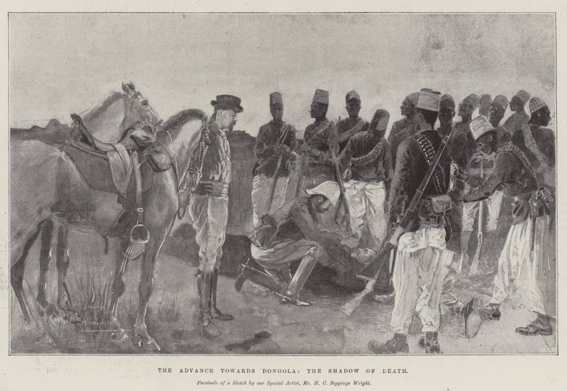 The Advance towards Dongola, the Shadow of Death by Henry Charles Seppings Wright