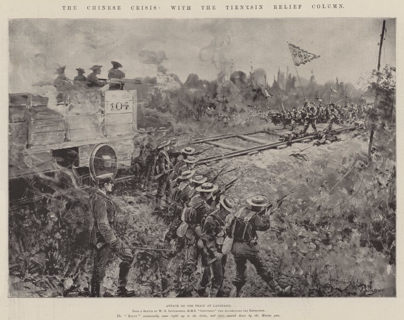 The Chinese Crisis, with the Tientsin Relief Column by Henry Charles Seppings Wright