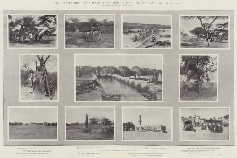 The Forthcoming Somaliland Expedition, Scenes on the Line of Operations by Henry Charles Seppings Wright