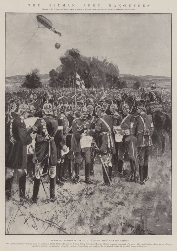 The German Army Manoeuvres by Henry Charles Seppings Wright