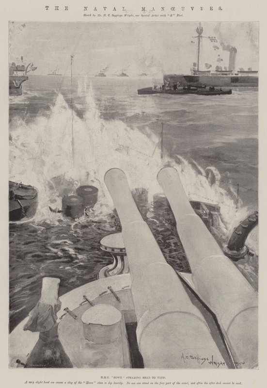 The Naval Manoeuvres by Henry Charles Seppings Wright