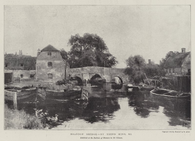 Brandon Bridge by Henry John Yeend King