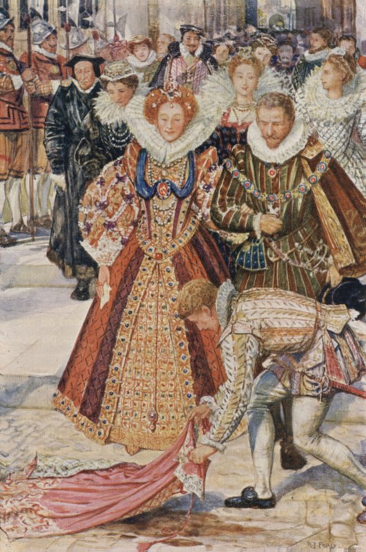In an instant Walter had thrown his cloak off his shoulders, and had laid it on the muddy spot by Henry Justice Ford