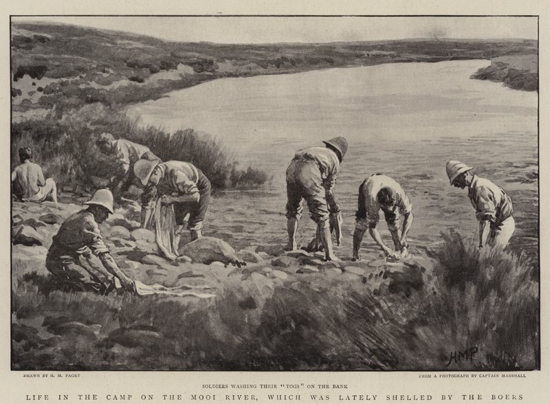Life in the Camp on the Mooi River, Which Was Lately Shelled by the Boers by Henry Marriott Paget