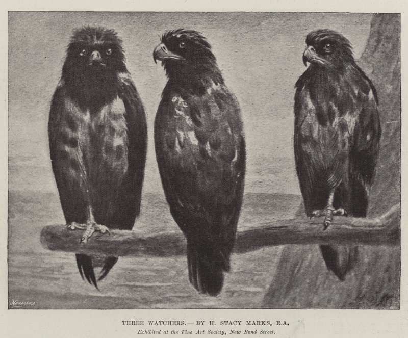 Three Watchers by Henry Stacey Marks