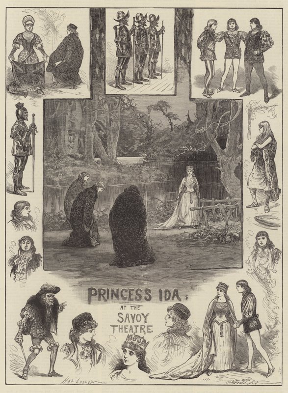 Princess Ida at the Savoy Theatre by Henry Stephen Ludlow