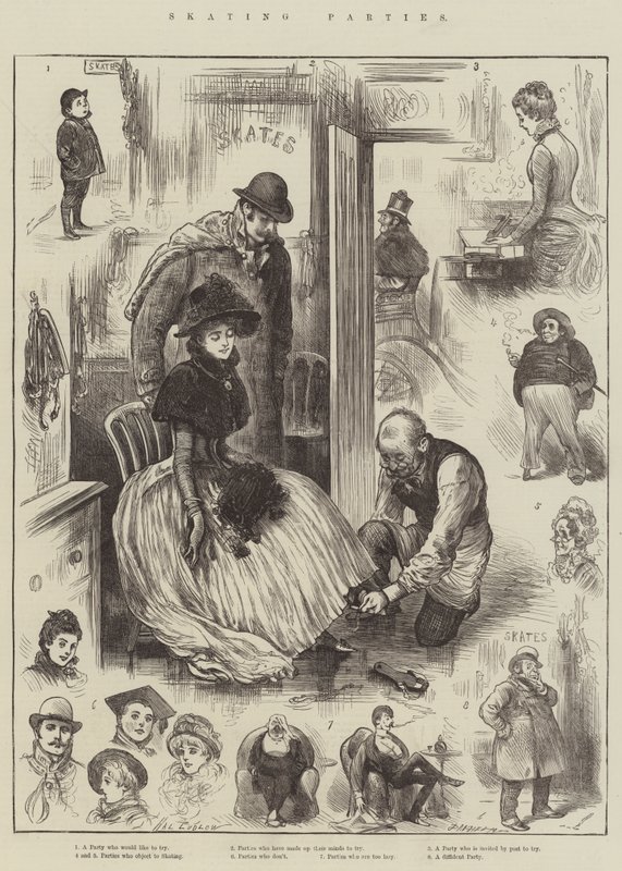 Skating Parties by Henry Stephen Ludlow