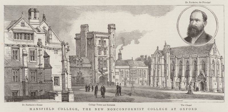Mansfield College, the New Nonconformist College at Oxford by Henry William Brewer