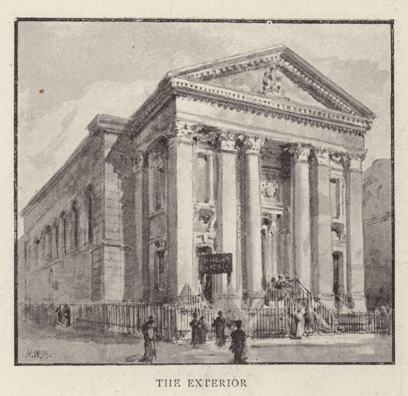 The Roman Catholic Church of St Mary, Moorfields, City, which is About to be Pulled Down by Henry William Brewer