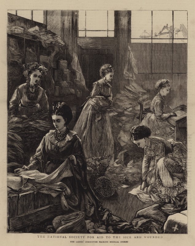 The National Society for Aid to the Sick and Wounded by Henry Woods