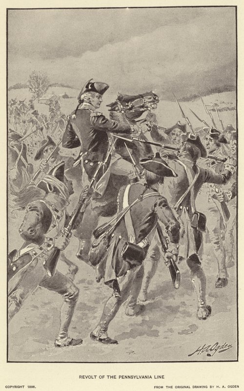 Revolt of the Pennsylvania Line by Henry Alexander (after) Ogden