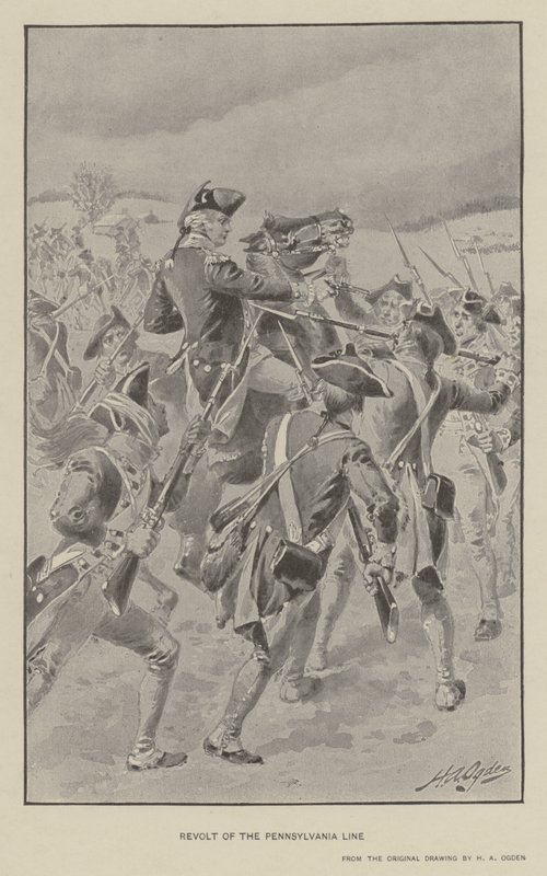 Revolt of the Pennsylvania Line by Henry Alexander (after) Ogden