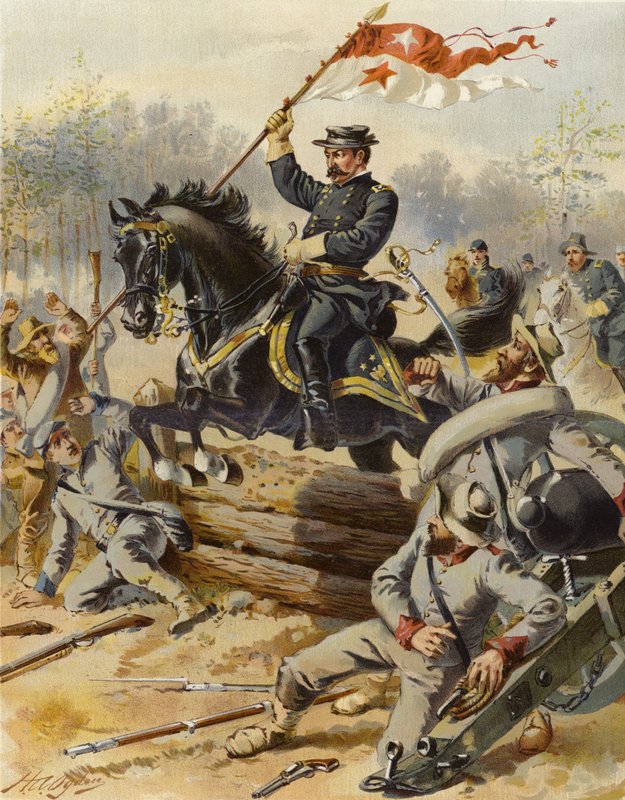 Sheridan at Five Forks by Henry Alexander (after) Ogden