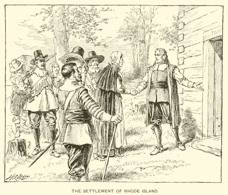 The Settlement of Rhode Island by Henry Alexander (after) Ogden