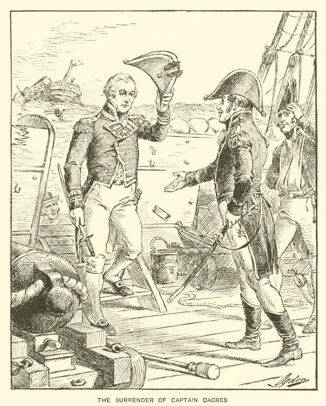 The Surrender of Captain Dacres by Henry Alexander (after) Ogden
