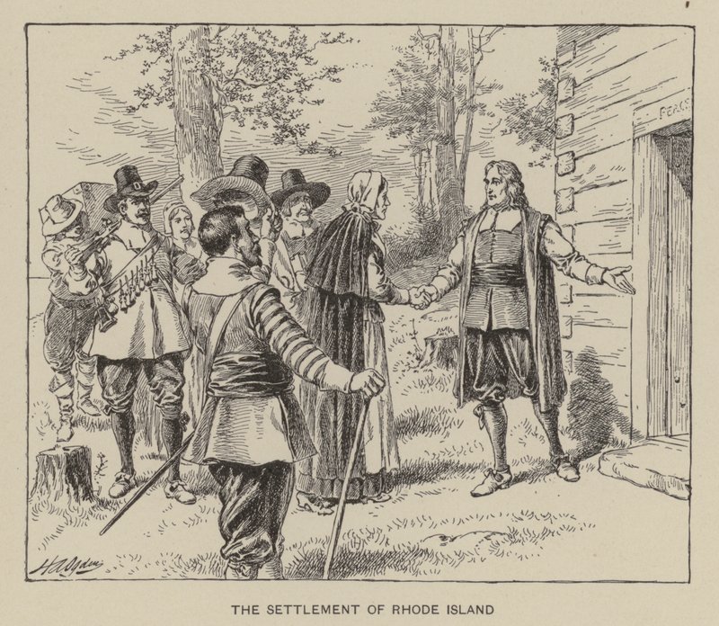 The settlement of Rhode Island by Henry Alexander (after) Ogden