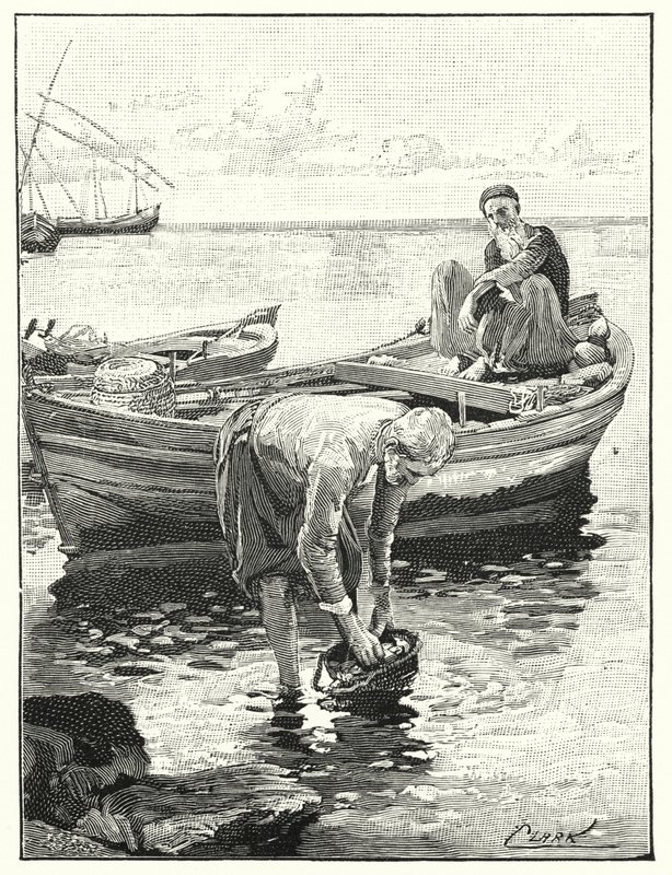 Fishermen at the Sea of Tiberias by Henry Andrew Harper