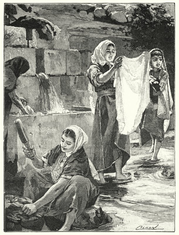 Fountain at Lifta in Samaria by Henry Andrew Harper