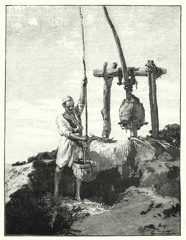 Method of drawing water in the East by Henry Andrew Harper