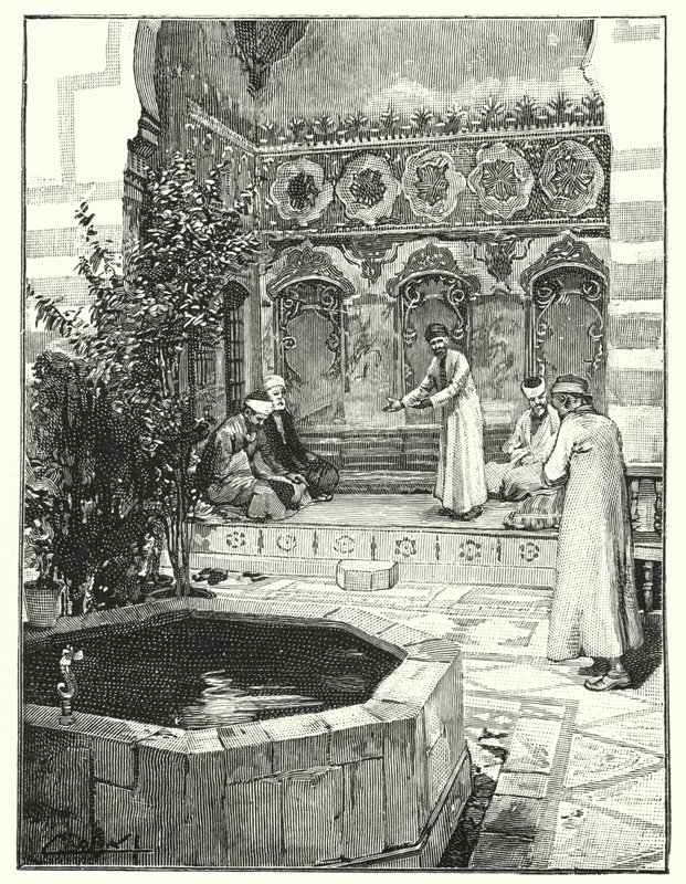 Receiving Guests in a Levan, Damascus by Henry Andrew Harper