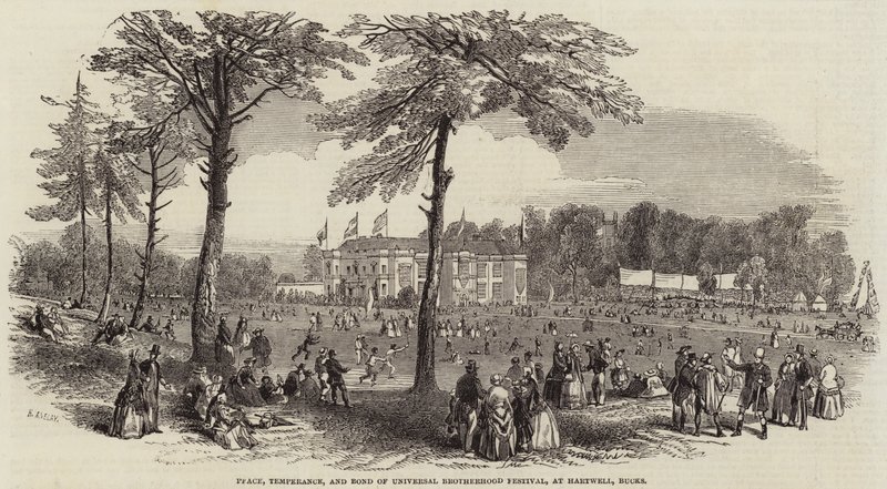 Peace, Temperance, and Bond of Universal Brotherhood Festival, at Hartwell, Bucks by Henry Anelay