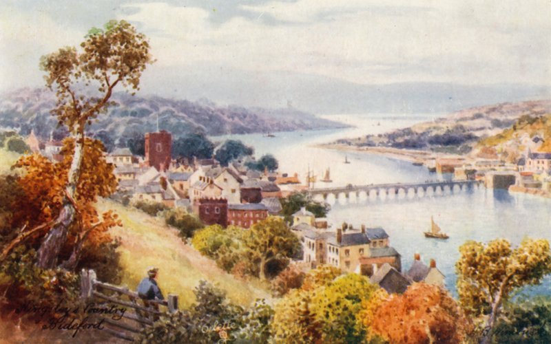 Bideford and Bridge by Henry B. (after) Wimbush