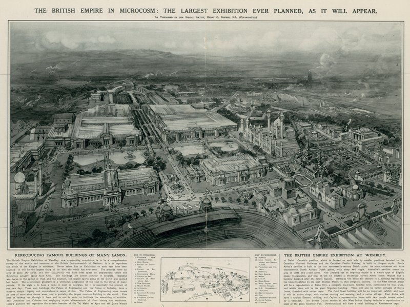 The British Empire in Microcosm by Henry Charles Brewer