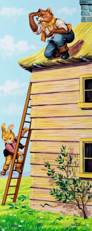 Brer Rabbit and Brer Fox by Henry Charles Fox