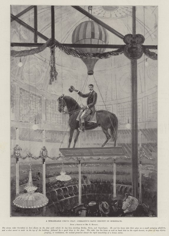A Remarkable Circus Feat, Corradini