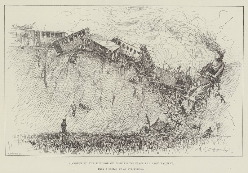 Accident to the Emperor of Russia