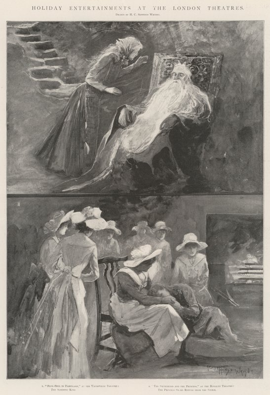 Holiday Entertainments at the London Theatres by Henry Charles Seppings Wright