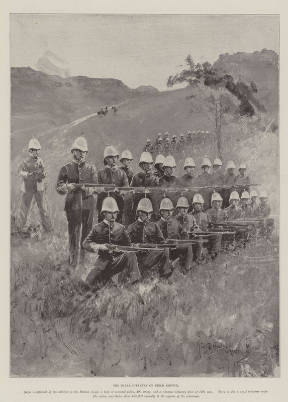 The Natal Infantry on Field Service by Henry Charles Seppings Wright