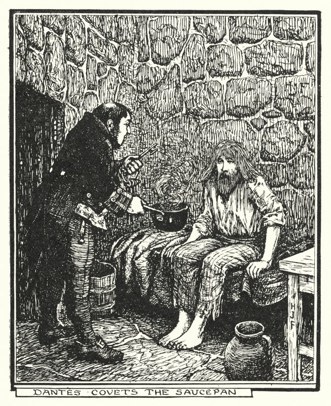 Dantes covets the saucepan by Henry Justice Ford