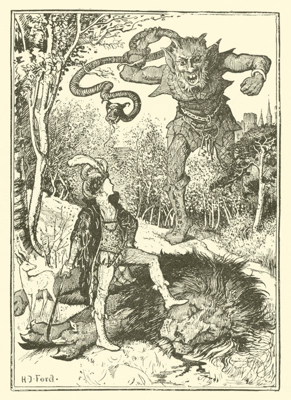 Prince Vivien and Princess Placida by Henry Justice Ford