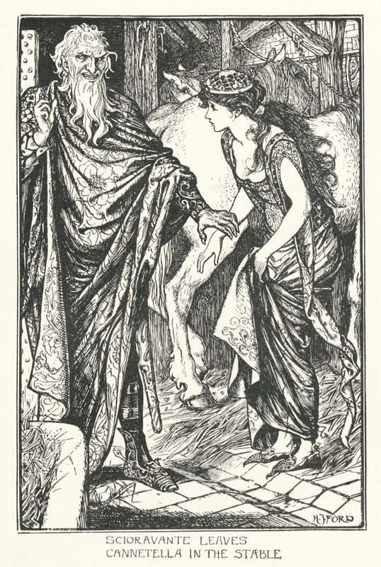 Scioravante Leaves Cannetella in the Stable by Henry Justice Ford