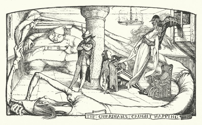 The Guardians Caught Napping by Henry Justice Ford