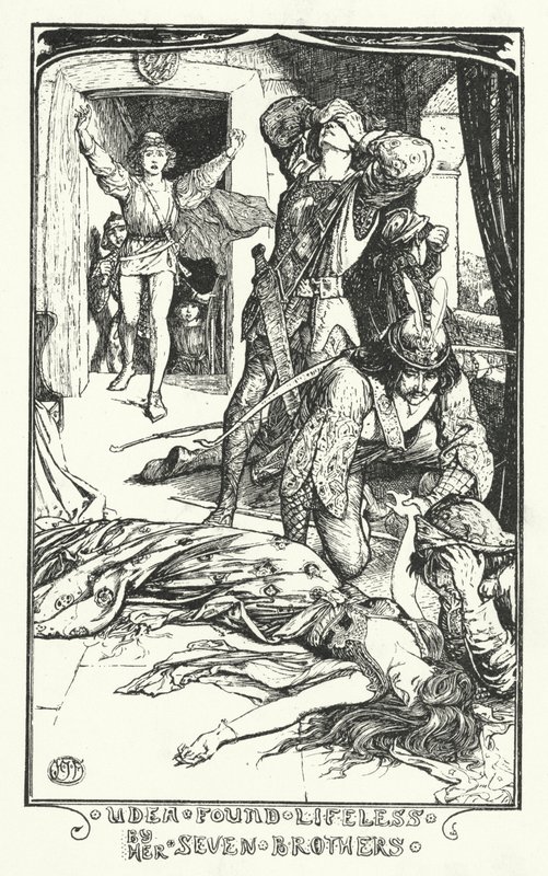 Udea Found Lifeless by Her Seven Brothers by Henry Justice Ford