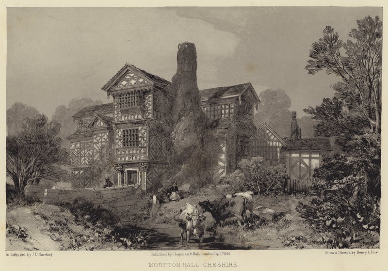 Moreton Hall, Cheshire by Henry Lark Pratt