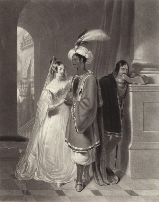 Othello and Desdemona by Henry Liverseege