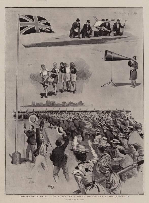 International Athletics, Harvard and Yale v Oxford and Cambridge at the Queen