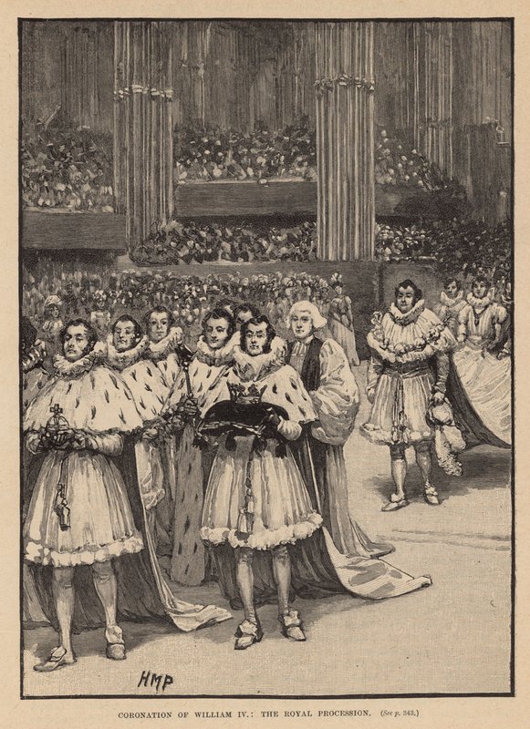 The Coronation of King William IV: The Royal Procession by Henry Marriott Paget