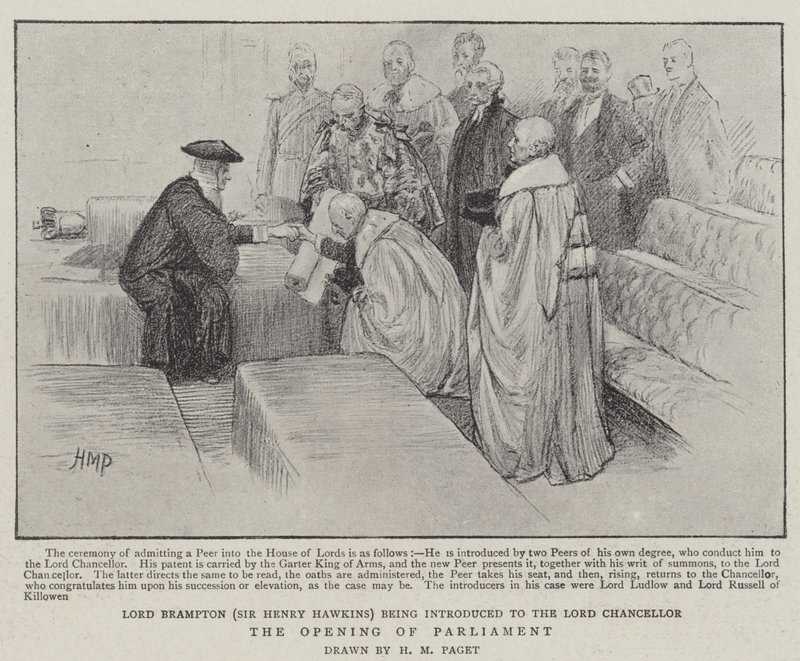 The Opening of Parliament by Henry Marriott Paget
